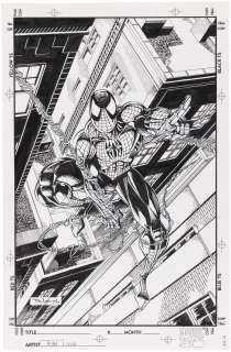SPIDER-MAN OVERSTREET MONTHLY #20 COVER ORIGINAL ART BY TOM LYLE. | Hake’s
