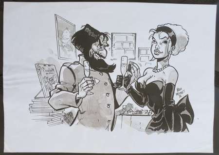 Meynet, Félix - Dessin original - Mirabelle et Raspoutine - (1996) | Catawiki