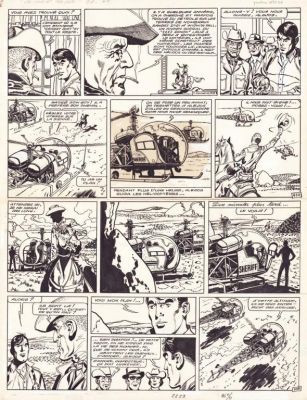 Lot 660 - Piroton. Planche originale Jess Long