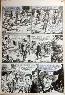 Tex Albo Gigante n. 1 - Guido Buzzelli - original page - Page volante - (1988) | Catawiki