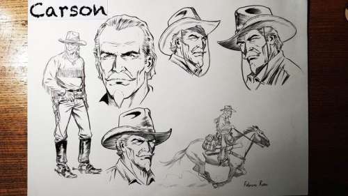 Tex - studio Kit Carson - Page volante | Catawiki