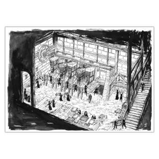 Edouard Cour | Soli Deo Gloria - double page originale 74 & 75 | Achetez de l’Art