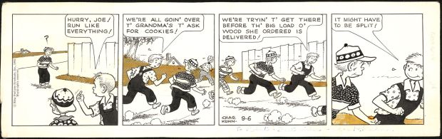 Charles Kuhn | Grandma daily strip | Galerie Laqua