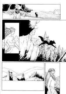 Trif - tavola originale "La Belle et la Bete 2" - Page volante | Catawiki