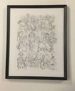  - Etien, David - Planche original crayonné - Champignac  (2019) 