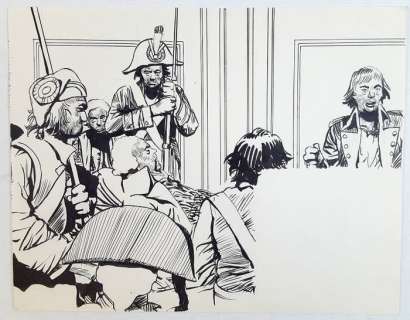 Attilio Micheluzzi - Illustr. Origin. "La Rivoluzione Francese" - Page volante - (1980) | Catawiki