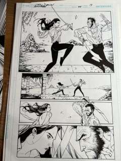 Tony Daniel - BATMAN 45 TALIA AND RA‘S AL GHUL UNPUBLISHED