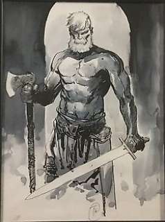  - Ronan Toulhoat - Ira Dei - Dessin original - Guerrier -            (2019) 