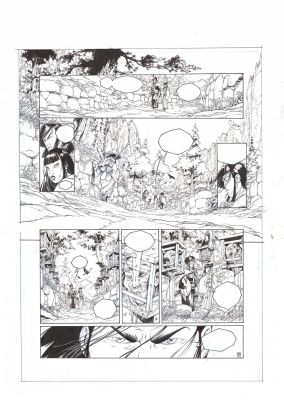 Hub (Né En 1969) Okko... | Lot 135 - HUB (né en 1969) Okko - Le cycle du vide II Encre de... | Tessier Sarrou