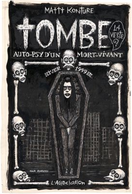 KONTURE MATTT (né... - Lot 171 - KONTURE MATTT (né en 1965) Tombe (la veste ?) Auto-Psy...