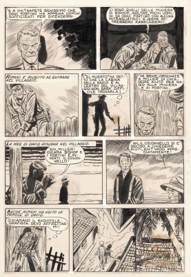 Pratt Hugo (1927-1995) Junglemen Encre... | PRATT Hugo (1927-1995) Junglemen Encre de Chine sur... | Tessier Sarrou