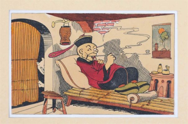 TOONDER, M./MARTEN TOONDER STUDIO’S DRAWING TOM POES EN DE CHINESE WAAIER | Zwiggelaar Auctions