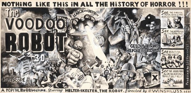 WINSHLUSS (né en 1970) - Lot 138 : The Voodoo Robot