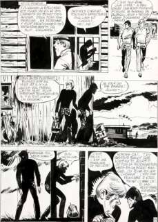 Jijé | Tanguy et Laverdure, planche n°35 Ã  l’encre de C… | Banque Dessinée