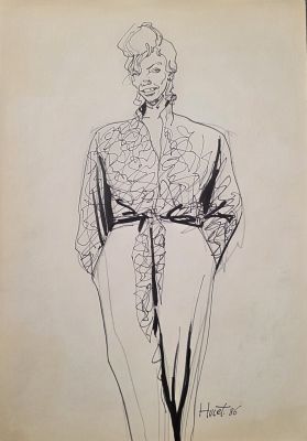 Hulet , Daniel - illustration originale pour un cahier de croquis | Galerie des bulles