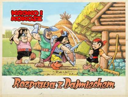 Janusz Christa  (1934 - 2008) "Kajko i Kokosz", comic