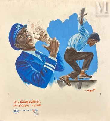 Follet, René (1931-2020) | Lot 109 : Les samouraïs du soleil noir | Millon