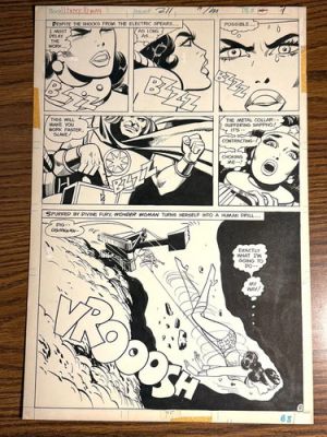 Wonder Woman #211 ORIGINAL ART Story Page Bronze Age Estrada Colletta DC 1974