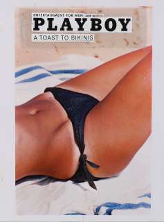 Marvin Newman Playboy cover layout â€œA Toast To Bikinisâ€ with various notations in ink and pencil. | Profiles in History