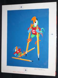 Unknown Artist? | Pencil Puzzle Fun #11 Painted Art Cover 1 - Gold Key - Two Parrots with Pencils | Anthony’s Comic Book Art