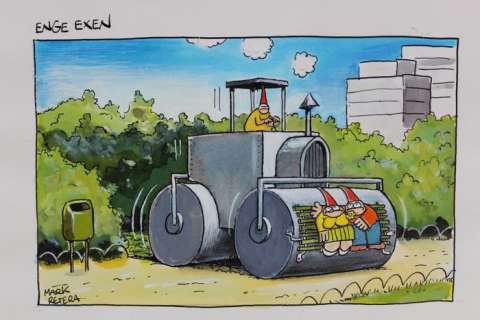 Mark Retera - Originele tekening - Taille 24 x 18 cm - (1999) | Catawiki