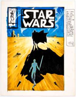 Cynthia Martin | Star Wars Cover Concept Illustration Original Art (undated). | Heritage