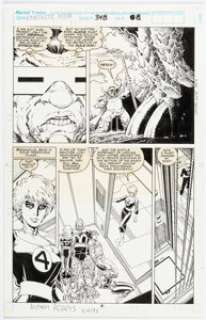 Arthur Adams And Art Thibert | Fantastic Four #348 Story Page 8 Original Art (Marvel, 1991). | Heritage