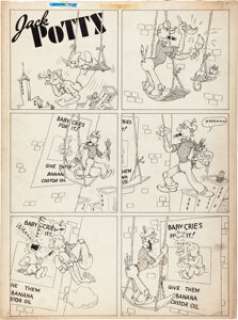 Fred Schwab - Star Comics #6 Story Page Original Art Group of 2 (Chesler/Dynamic, 1937).