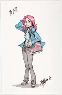 Takeshi Miyazawa Specialty Illustration Original Art (2005)....