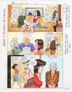 Glenn Whitmore | Superman: The Wedding Album #1 Story Page 21 Production Color Guide (DC, 1996). | Heritage