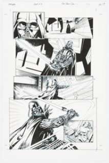 Dan Parsons [Facundo Percio Printed Lines] | Star Wars #13 Story Page 19 Original Art (Dark Horse, 2014).... | Heritage