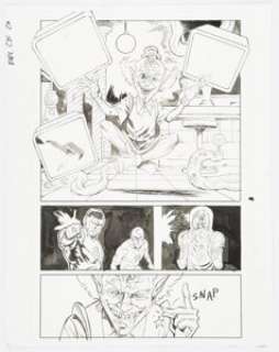 Michael Walsh - Black Hammer/Justice League: Hammer of Justice #5 Story Page 1 Original Art (DC/Dark Horse, 2019)....