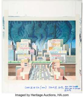 Jaffee, Al | Al Jaffee MAD #370 Inside Back Cover Fold-In Illustration Painting Original Art (EC, 1998).... | Heritage