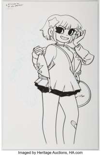 O‘Malley, Bryan Lee - Bryan Lee O‘Malley Scott Pilgrim Color Collection Vol. 3 Unused Cover Original Art (Oni Press, 2019)....