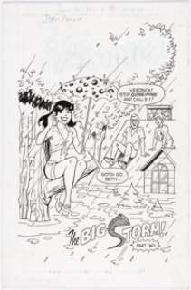 Parent, Dan - Dan Parent and Bob Smith Veronica #117 Cover Original Art (Archie, 2001)....