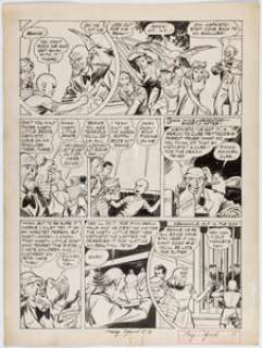 Cazeneuve, Arturo | Arturo Cazeneuve Speed Comics #32 Story Page 3 Young Defenders Original Art (Harvey, 1944).... | Heritage