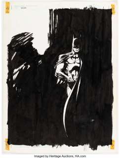 Bingham, Jerry - Jerry Bingham Batman: Son of the Demon Graphic Novel Splash Page Original Art (DC, 1987)....
