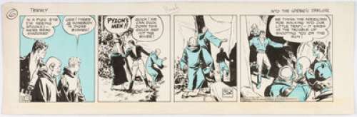 Caniff, Milton | Milton Caniff Terry and the Pirates Daily Comic Strip Original Art dated 12-12-36 (Chicago Tribune-N.Y. News Syndi... | Heritage