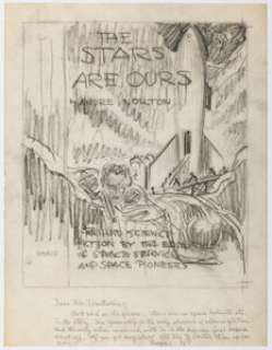 Finlay, Virgil | Virgil Finlay The Stars Are Ours Paperback Novel Preliminary Original Art (World Publishing Co., 1954).... | Heritage