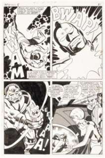 Heck, Don | Don Heck and Vince Colletta Captain Marvel #8 Story Page 16 Original Art (Marvel, 1968).... | Heritage