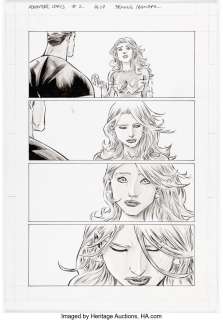Manapul, Francis - Francis Manapul Adventure Comics #2 (#505) Story Page 17 Original Art (DC, 2009). ...