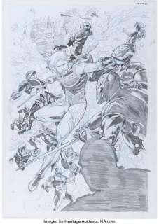 Cifuentes, Vicente - Vicente Cifuentes Aquaman #47 Splash Page Original Art (DC, 2016)....