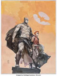 Maleev, Alex | Alex Maleev - Batman and Robin Illustration Original Art (2020).... | Heritage