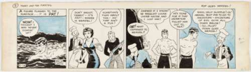 Caniff, Milton | Milton Caniff Terry and the Pirates Daily Comic Strip Original Art dated 5-14-35 (Chicago Tribune, 1935). ... | Heritage