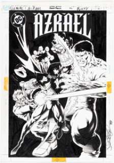 Kitson, Barry - Barry Kitson and James Pascoe Azrael #12 Cover Original Art (DC, 1996)....