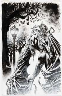 Hotz, Kyle | Kyle Hotz Morbius #1 Variant Cover Original Art (Marvel, 2020).... | Heritage