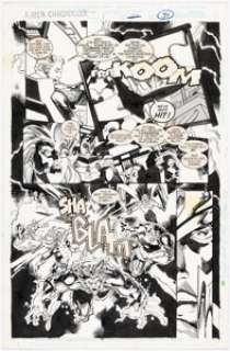 Dodson, Terry | Terry Dodson and Klaus Janson X-Men Chronicles #1 Story Page 27 Original Art (Marvel, 1995).... | Heritage