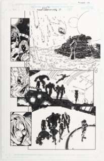 Madureira, Joe | Joe Madureira and Al Milgrom The Uncanny X-Men #343 Story Page 21 Original Art (Marvel, 1997).... | Heritage