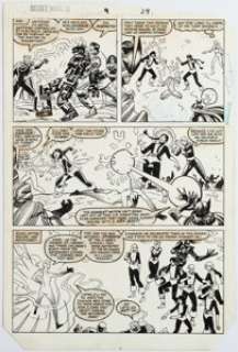 Milgrom, Al | Al Milgrom and Steve Leialoha Secret Wars II #9 Story Page 25 Original Art (Marvel, 1986).... | Heritage
