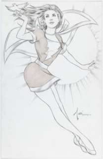 Hannigan, Ed - Ed Hannigan, José Luis García-Lopez Shazam Style Guide Illustration and Billy Tucci - Mary Marvel Illustration Original Art Gr... (Total: 2 Original Art)